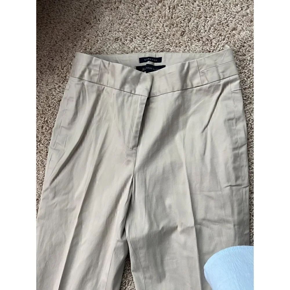 Ann Klein Stretch Trouser Pleat Suit Pants size 2